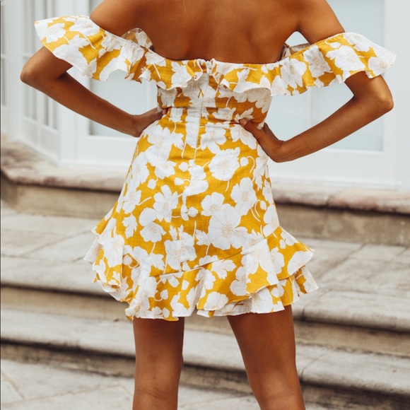 Hello Molly WALK TO REMEMBER DRESS MUSTARD dress - Picture 2 of 7